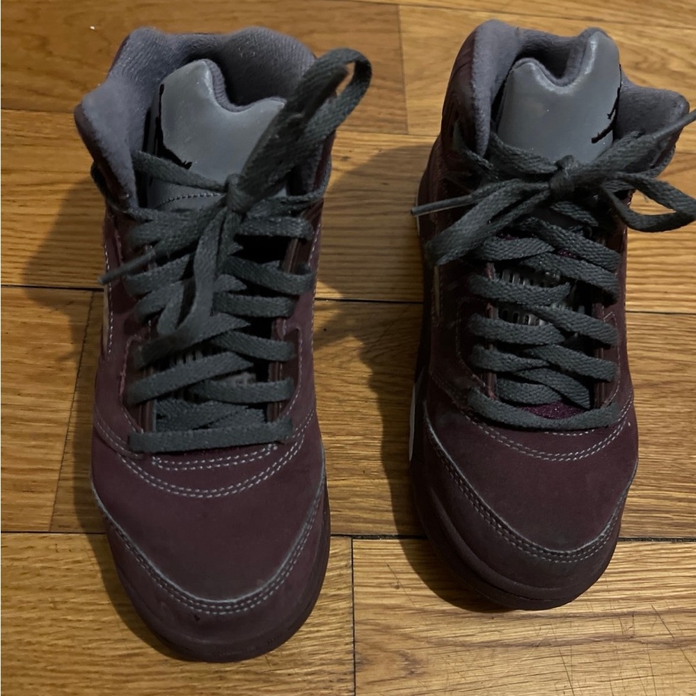 Jordan Brown High-Top Sneakers with Padded Collar